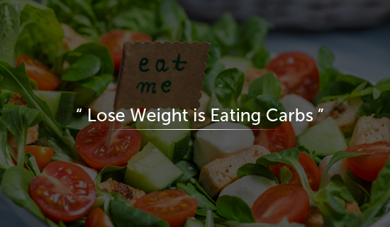 How to lose weight is am eating carbs